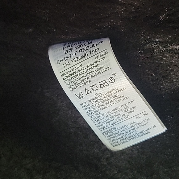 Gap kids leather jacket - Picture 6 of 7